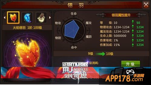 全民奇迹六大翎羽属性
