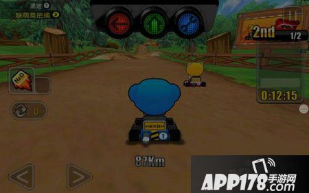 跑跑卡丁车手机版森林木桶赛道
