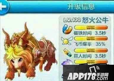 天天酷跑怒火公牛