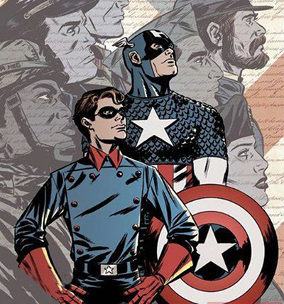 图2 美国队长曾是瘦弱青年