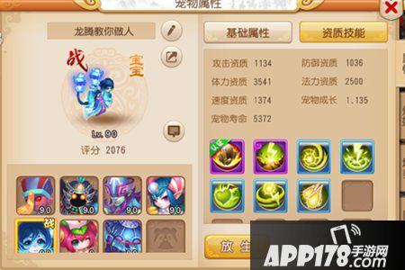 梦幻西游手游宠物选择