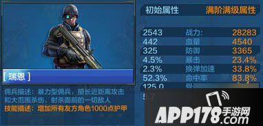全民突击佣兵瑞恩