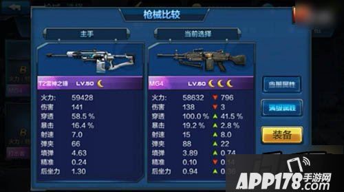 全民突击T2雷神之锤属性对比