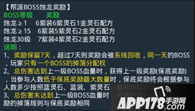 乱斗<a href=http://www.app178.com/list-0-2-0-0-1.html target=_blank class=infotextkey>西游</a>帮派boss烛龙各等级掉落奖励