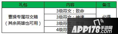 王者荣耀曹操专属符文