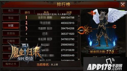 财富榜单，商人阵地