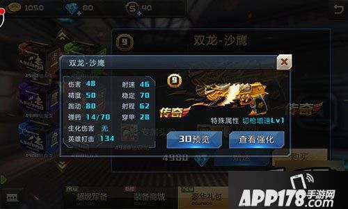 全民枪战双龙沙鹰