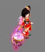 大话西游手游女鬼神兵发光