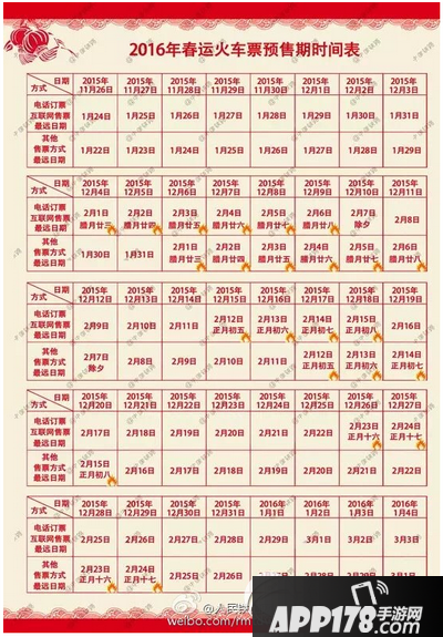 2016小年火车票什么时候可以买 12306抢2月1日小年火车票时间1