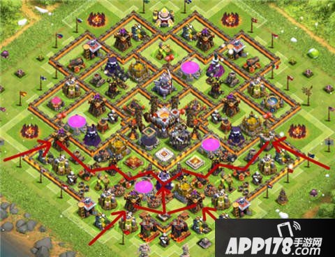 部落冲突11本farm阵