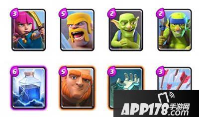 皇室战争3阶竞技场卡组搭配