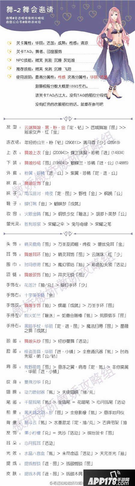 奇迹暖暖黑蔷薇之舞2舞会邀请高分搭配攻略
