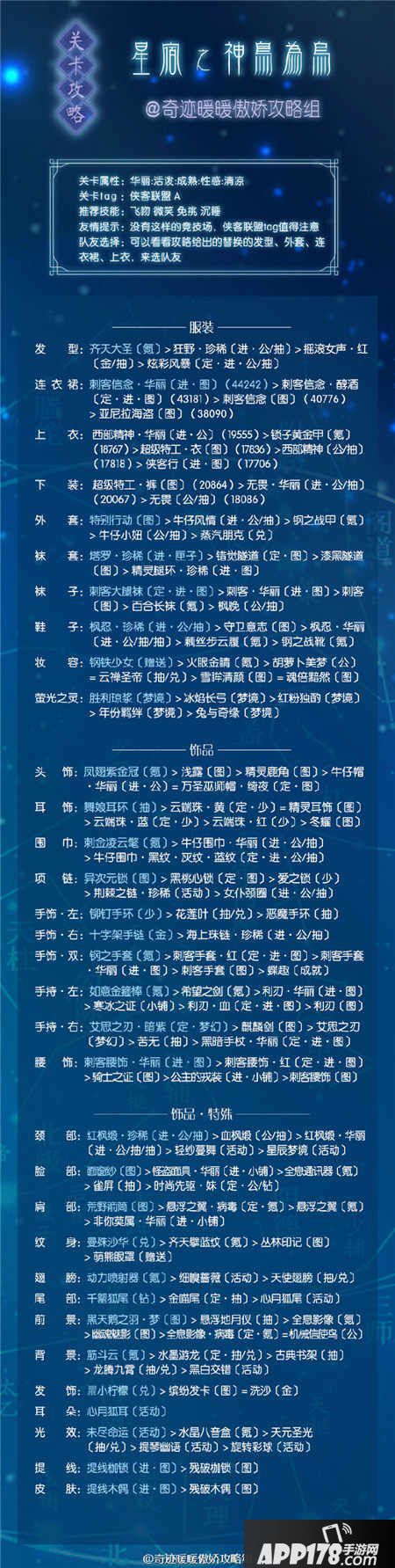 奇迹暖暖神鸟为乌高分搭配