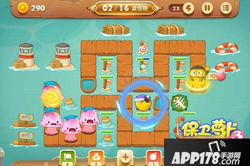 保卫萝卜3码头第48关<a href=http://www.app178.com/gonglue/ target=_blank class=infotextkey>攻略</a>