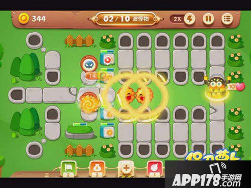 保卫萝卜3公园第9关<a href=http://www.app178.com/gonglue/ target=_blank class=infotextkey>攻略</a>