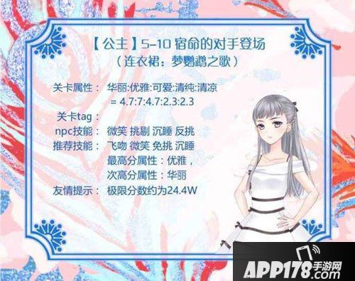 奇迹暖暖鹦鹉公主关卡5-10攻略