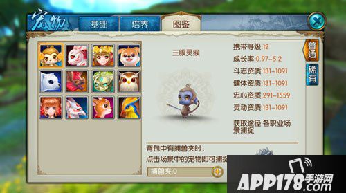 诛仙手游宠物介绍