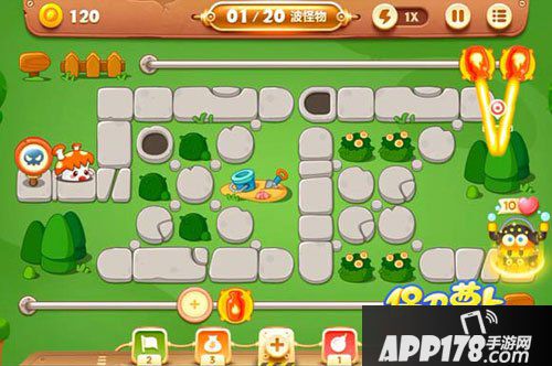 保卫萝卜3公园第3关<a href=http://www.app178.com/gonglue/ target=_blank class=infotextkey>攻略</a>