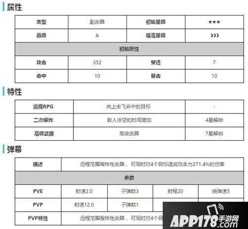 魂斗罗手游火箭炮数据资料