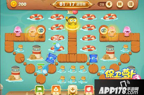 保卫萝卜3码头第59关<a href=http://www.app178.com/gonglue/ target=_blank class=infotextkey>攻略</a>