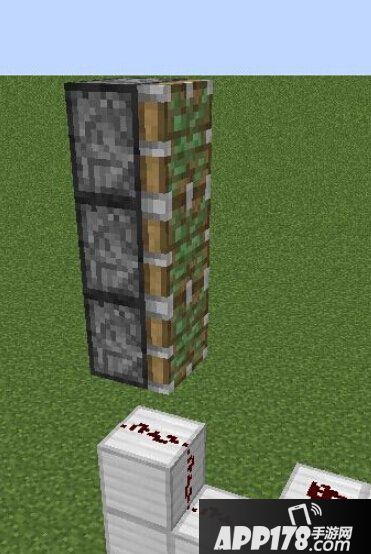 我的世界红石门怎么做