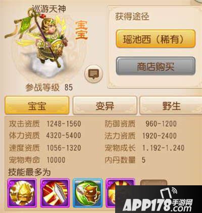 梦幻西游手游巡游天神加点攻略