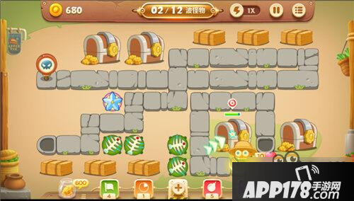 保卫萝卜3开局道具金币箱解析