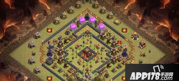 部落冲突十本怎么防武神