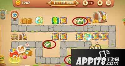 保卫萝卜3忍者镖炮塔与抢夺宝箱