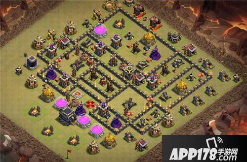 部落冲突狐狸大神自制九本部落战阵型分享