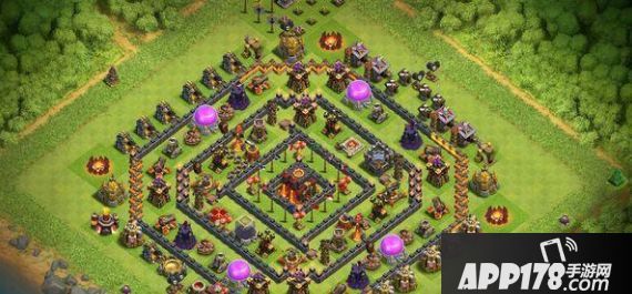 部落冲突十本怎么防武神