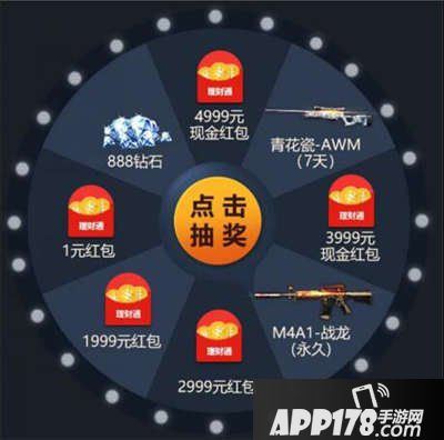 CF手游理财通现金大奖