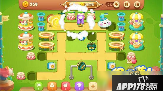 保卫萝卜3游乐场第31关图文攻略 游乐场第31关金萝卜通关布阵