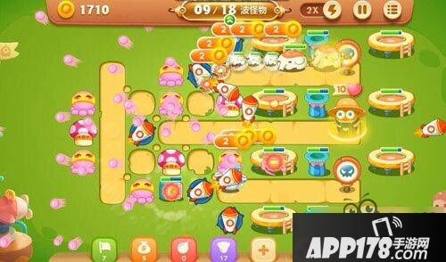 保卫萝卜3游乐场第17关攻略