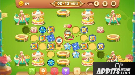 《保卫萝卜3》游乐场第51关金萝卜通关攻略