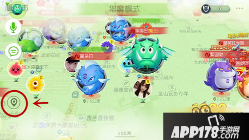 球球大作战猎魔模式怎么找到自己 怎么回到原来的位置