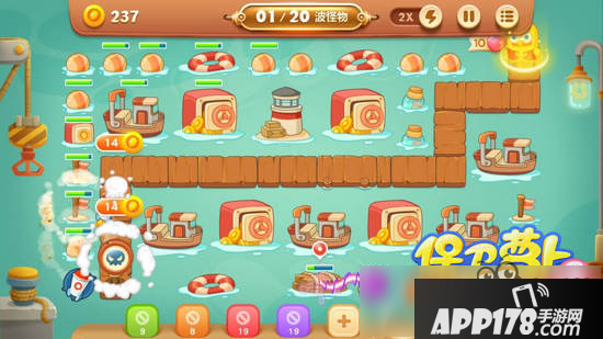 保卫萝卜3燃爆新春第5关金萝卜攻略 爆竹关卡第5关攻略