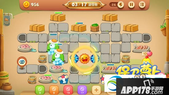 保卫萝卜3燃爆新春3怎么过？第3关快速通关攻分享