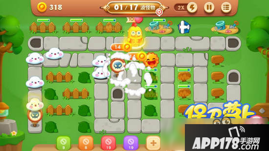 保卫萝卜3燃爆新春第6关金萝卜攻略 爆竹关卡第6关攻略