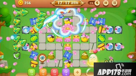 保卫萝卜3春暖花开4关怎么过 春暖花开4关金萝卜攻略