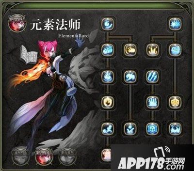 龙之谷手游元素师技能加点