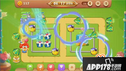 保卫萝卜3手游冒险模式游乐场 第18关金萝卜攻略