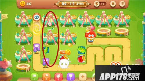 保卫萝卜3手游冒险模式游乐场 第31关金萝卜攻略