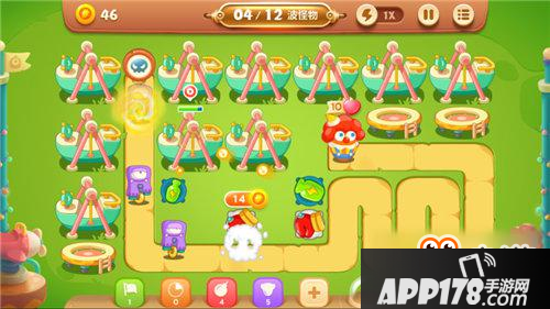 保卫萝卜3手游冒险模式游乐场 第31关金萝卜攻略