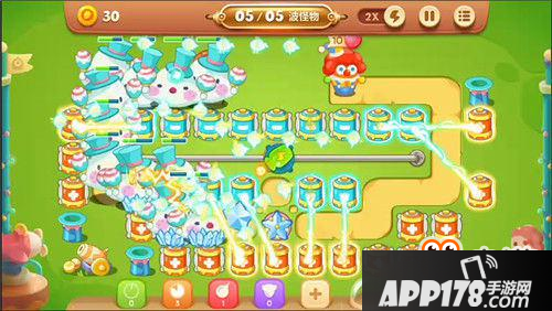 保卫萝卜3手游冒险模式游乐场 第5关金萝卜攻略