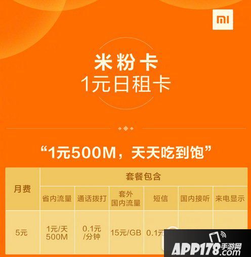 小米1元日租卡怎么办理 小米米粉卡1元日租卡申请流程1