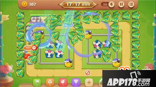 保卫萝卜3手游冒险模式游乐场 第18关金萝卜攻略