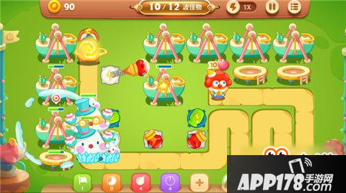 保卫萝卜3手游冒险模式游乐场 第31关金萝卜攻略