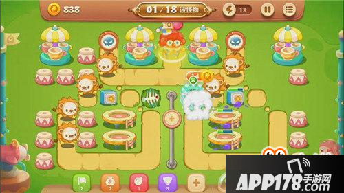 保卫萝卜3手游冒险模式游乐场 第21关金萝卜攻略