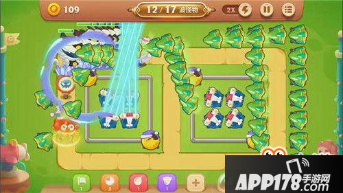 保卫萝卜3手游冒险模式游乐场 第18关金萝卜攻略
